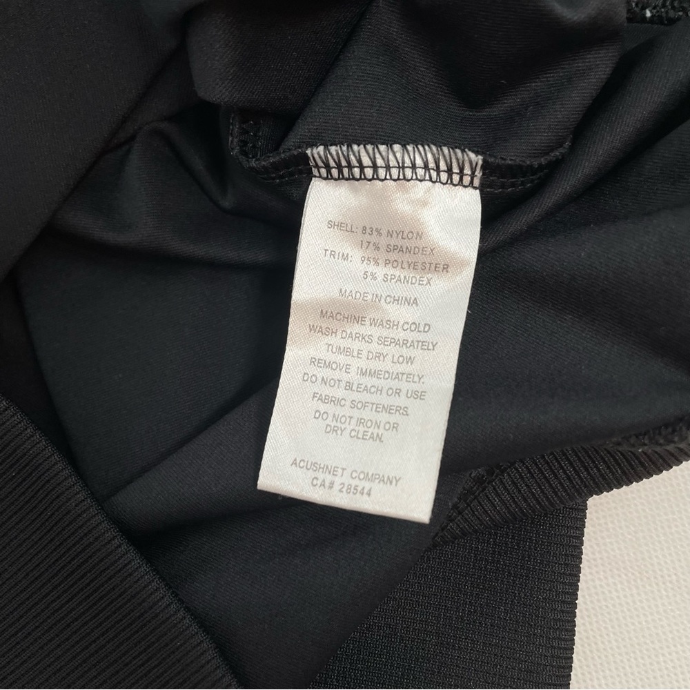 Mens FJ Footjoy  1/4 Zip Golf Stretch Pullover  Black Size M - Picture 6 of 10